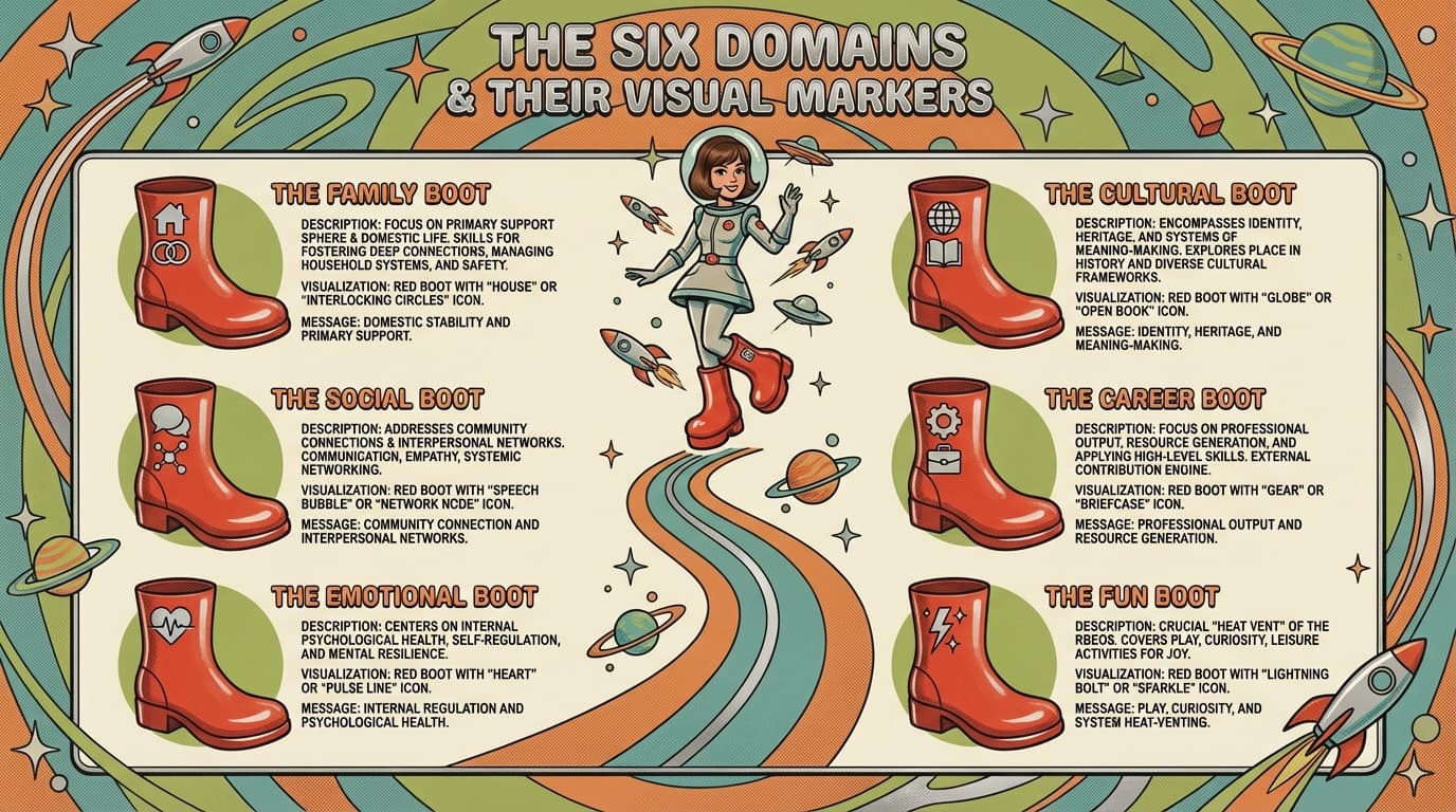 The Six BOOT Domains – The Non-Hierarchical Architecture
